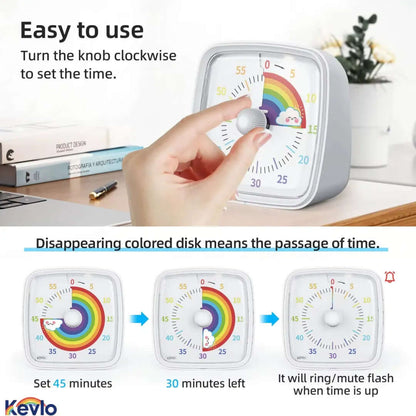 Focus Rainbow Visual Timer